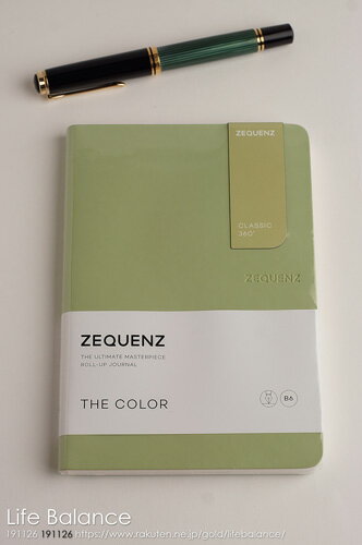 銀座　伊東屋　ZEQUENZ　ノート ジークエンス　360THE COLOR　ノート　M　ザ　カラー　ノート　M　オリーブ　ZQC 2153