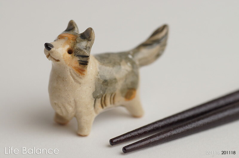 箸置き　ソラマメ商会　豆屋　はしおき　シェットランドシープドッグ　ブルーマール　KS-180