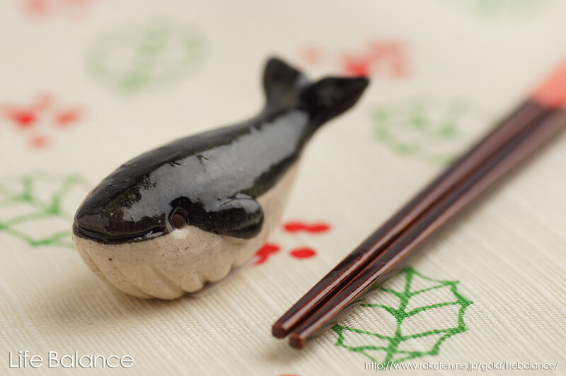 箸置き　ソラマメ商会　豆屋　はしおき　海の生き物　シロナガスクジラ　LK-002のサムネイル