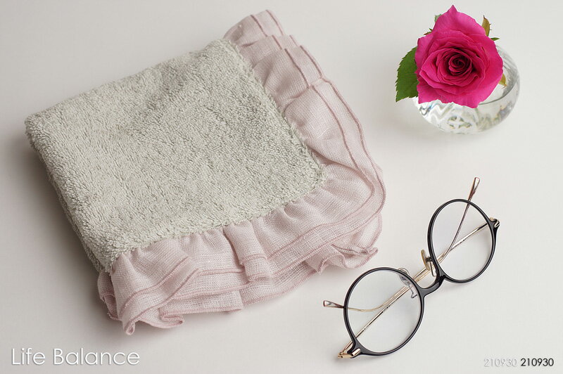 BORGO DELLE TOVAGLIE LAVETTE GITANE ボルゴ デレ トヴァーリエ フリルハンドタオル ミニタオル　mastick/tulle