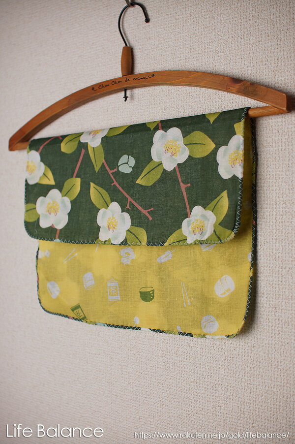 京都 くろちく 手ぬぐい両面ガーゼはんかち 茶の花 41711812