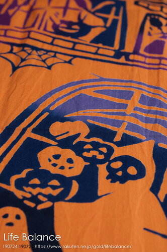 【3枚でメール便送料無料！】気音間　kenema　けねま　注染てぬぐい　Halloween Pa...