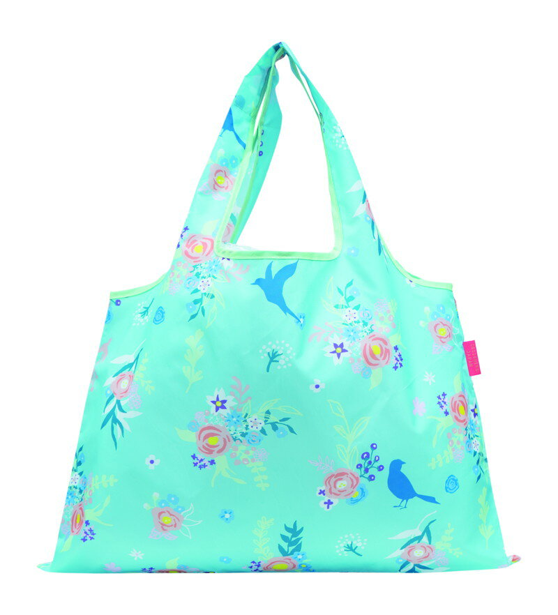 【DESIGNERS JAPAN】プレーリードッグ エコバッグ　樫出 玲 2way Shopping bag Bouquet＆bird　DJQ-14320-PO