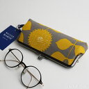 Maison Blanche メゾン ブランシュがまぐちめがねケース フルール(グレーxイエロー) 60020027126(4)