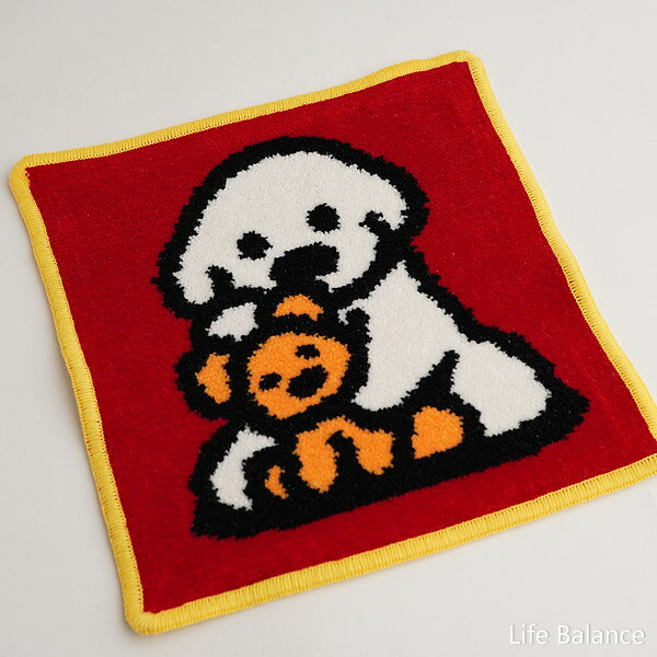 Rakuten - 【matsui】 CHENILLE HANDKERCHIEF　ぬいぐるみ　シェニール織　ハンカチ