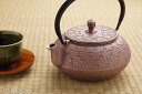 南部鉄器　急須　ティーポット　南部鉄工房　ロジ　Roji 　カラーポット　桜　0.6L　(57-21 VOSV)　藤色/シルバー　 【母の日ギフト】【ラッピング無料】【メッセージカード】