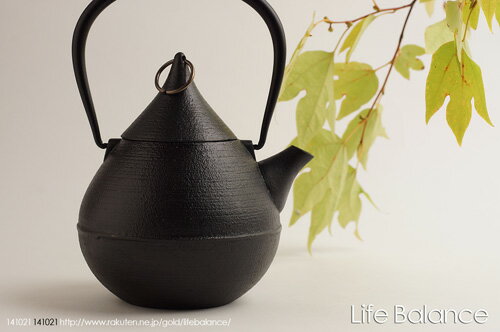 南部鉄器　 鉄瓶　直火用 南部鉄瓶　壱鋳堂　雫　中　0.65L　（茶漉し無し）　【母の日ギフト】【ラッ..