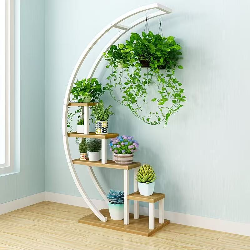 プランタースタンド フラワースタンド 園芸ラック コーナー盆栽スタンド 植物スタ...