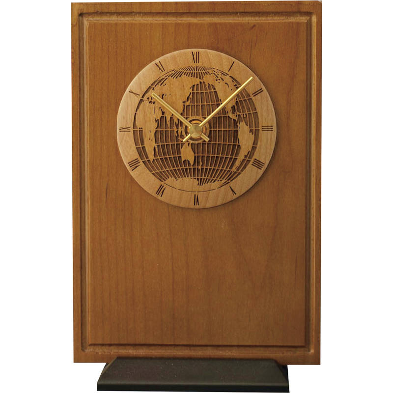 【送料無料】アースクロック WB001-ABR［時計 置時計 インテリア シンプル 贈り物 御礼 御祝い 記念品 ギフト ノベルティ］