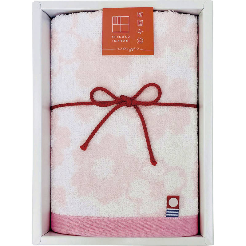 ■今治タオル 華音 ウォッシュ1P 挨拶ギフト GI052900 サクラ■［今治 今治タオル ハンカ