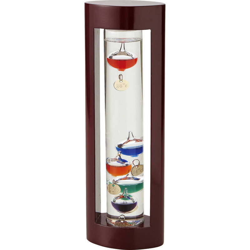 【送料無料】ガラスフロート温度計L 333-202［温度計 表示 モダン インテリア プレゼント 贈り物 御礼 御祝い 記念品 ギフト ノベルティ］