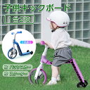 2点で300円OFF！数量限定★入学祝い キックスクーター 子供 キックボード 三輪車 2in1 耐荷重25kg バランスバイク キックバイク アウトドア 乗用玩具 持ち運び便利 小学生 おもちゃ 6歳 5歳 4歳 3歳 2歳 女の子 男の子 幼稚園 誕生日 出産祝い クリスマスプレゼント