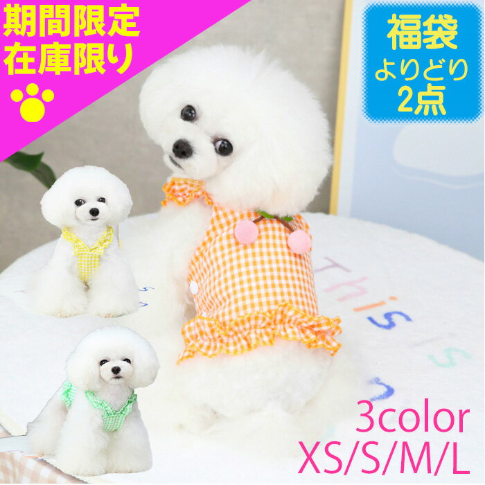 【夏服 福袋 選べる2点で1800円】 犬 