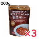 カレー ベジタリアン ベジタリアンのための根菜カレー 200g ×3個セット 中辛 桜井食品 ヴィーガン ビーガン