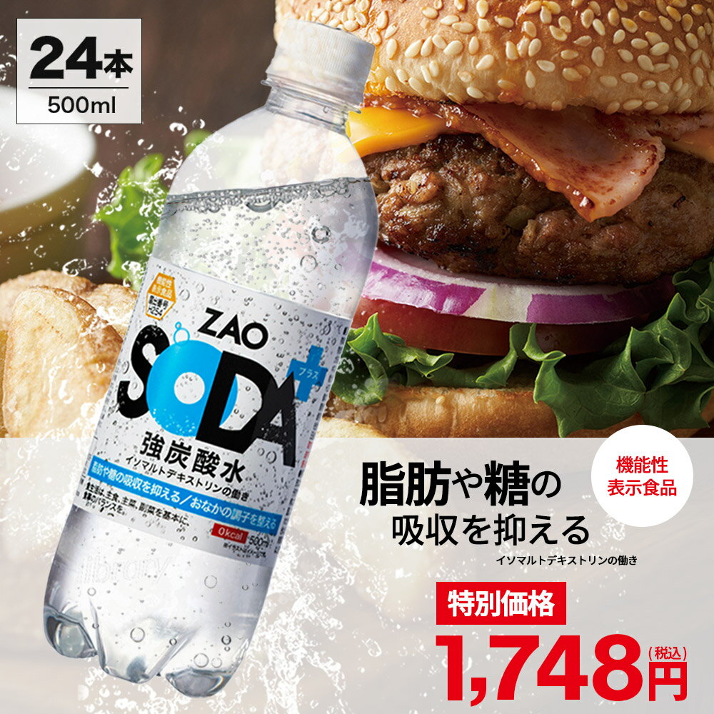 【期間限定150円OFF】炭酸水 ZAO SODAプ