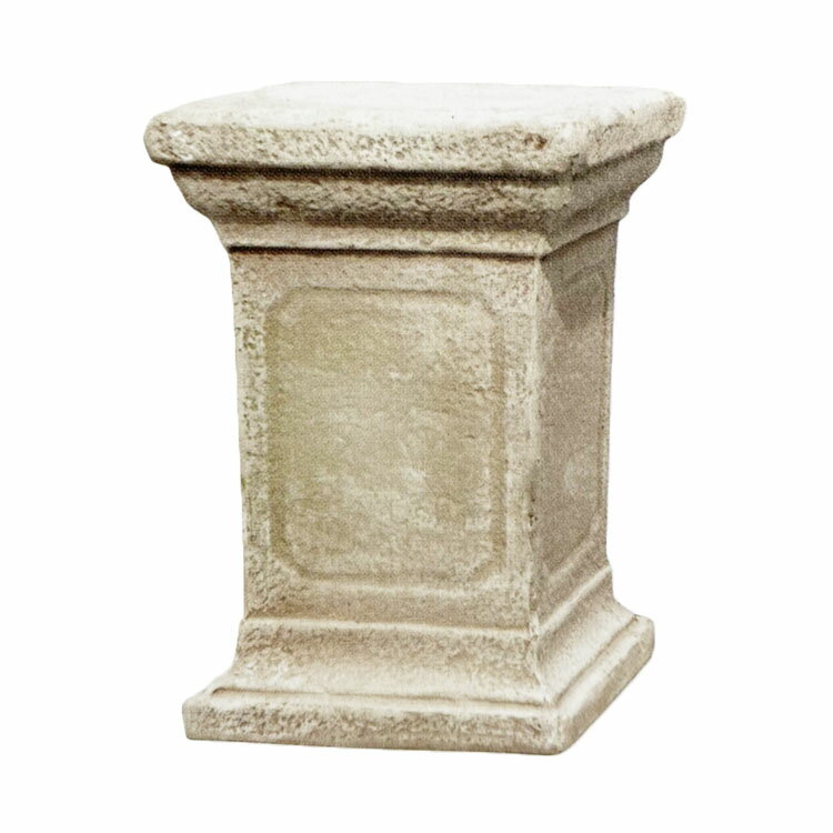 ガーデンスタンド（鉢置き台、花台）オーナメント 素焼き テラコッタ製 カノサGI □38cm×H55cm