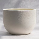 植木鉢 大型 デッカー ボウル ホワイト(白) φ38cm×H29cm(13号)