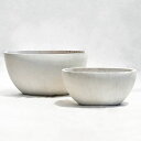 植木鉢【数量限定】ファイバークレイ製 プランター ホワイト(白) Lサイズ:W38cm×D21.5cm×H19cm・Mサイズ:W30cm×D16cm×H13.5...
