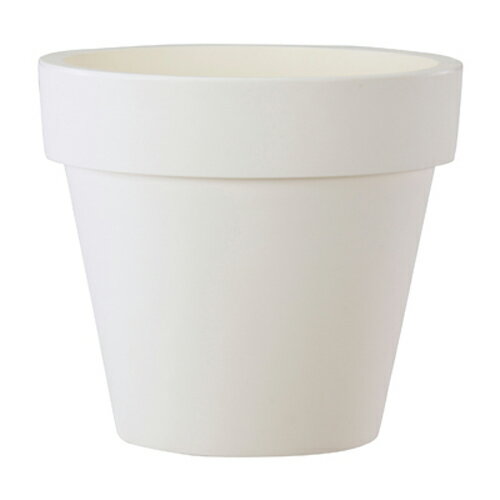 鉢カバー（穴無し植木鉢） 大型 軽量 スタンダード ワン ホワイト（白）φ80cm×H72cm（27号）