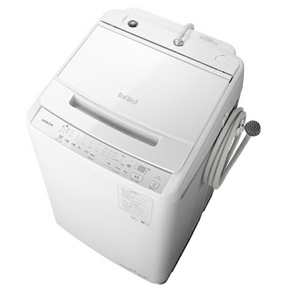 設置無料 タテ型 洗濯機 全自動洗濯機 日立 洗濯乾燥機 ビートウォッシュ ホワイト BW-V100J-W