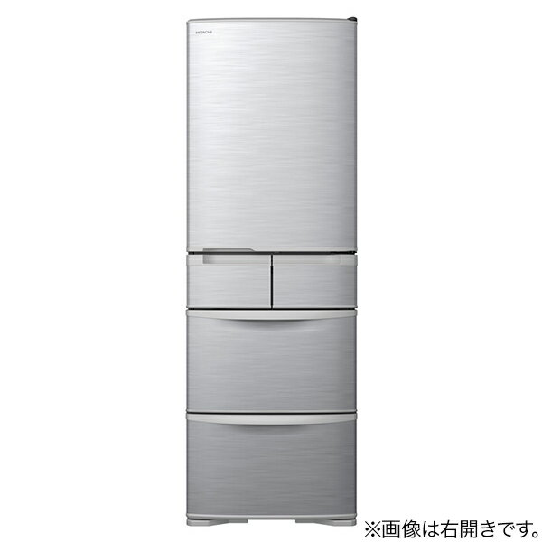 設置無料 冷蔵庫 左開き 日立 冷凍冷蔵庫 Kタイプ シルバー R-K40TL-S