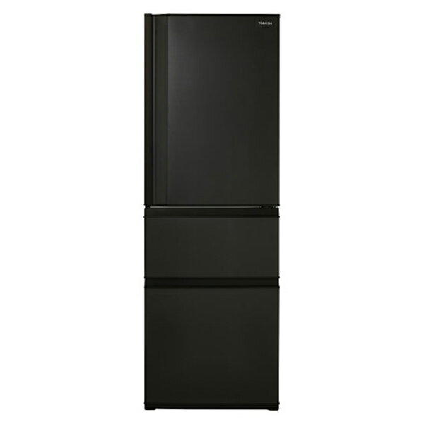 設置無料 冷蔵庫 右開き 東芝 冷凍冷蔵庫 VEGETA マットチャコール GR-V36SC-KZ