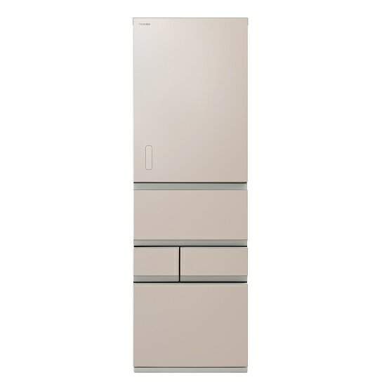 設置無料 冷蔵庫 右開き 452L 東芝 冷凍冷蔵庫 VEGETA エクリュゴールド GR-W450GTML-NS