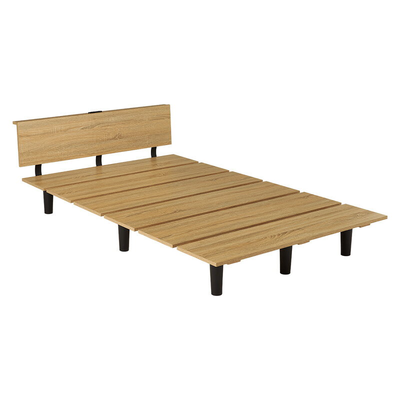 萩原 セミダブルベッド ナチュラル KB-3064SD-NA