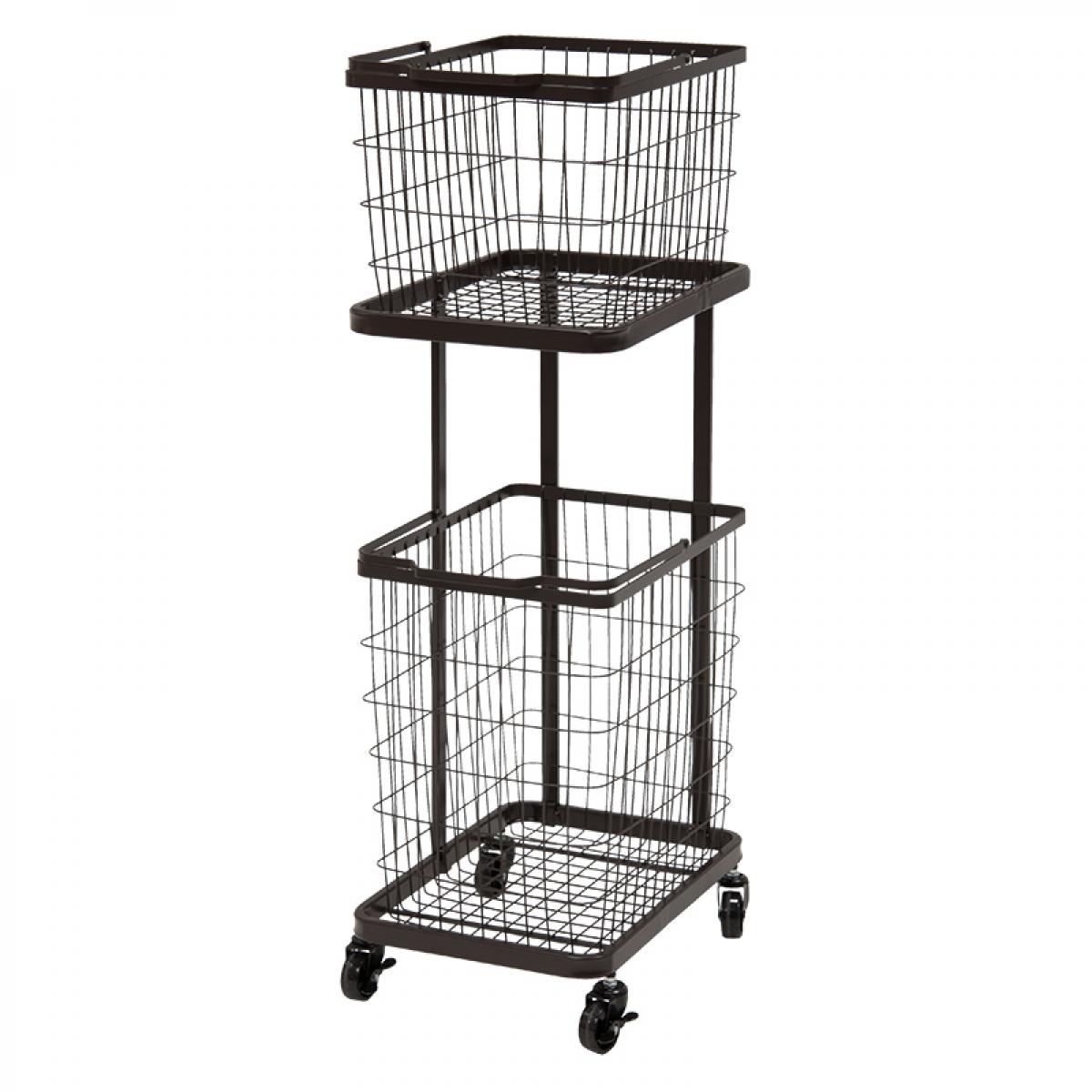Rakuten - 萩原 ランドリーラック ダークブラウン KR-3945DBR
