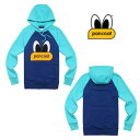 【正規品】POPEYES RAGLAN HOODY (E-1 FP) (TRUE BLUE) PANCOAT トレーナーフードT アヒル フード付き 冬 Tシャツ パーカー 長袖 HOOD フード パンコート キャラクター メンズ レディース トレーナー韓流