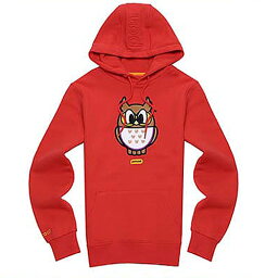 【正規品】POPOWL HOODY (A-2/HI) (VEGAS RED)/PANCOAT/メンズ/レディース/男女兼用/トレーナー/パンコート/キャラクター/パーカー/長袖/HOOD/フクロウ・フード付き/可愛い/キュート/アニマル/オシャレ/秋冬/レッド/フード/トレーナーフードT