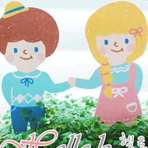 ☆DM便OK!☆【韓国キャラクターCOCORINGレナ&ロニ カード】学習 文具 ステーショナリー korean selectshop Hello-K 子供の日...
