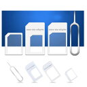 sim カード 変換 アダプター simピン付き iPhone iPad iPod Samsung Android ルーター Apple アイフォン サムスン アンドロイド(2)