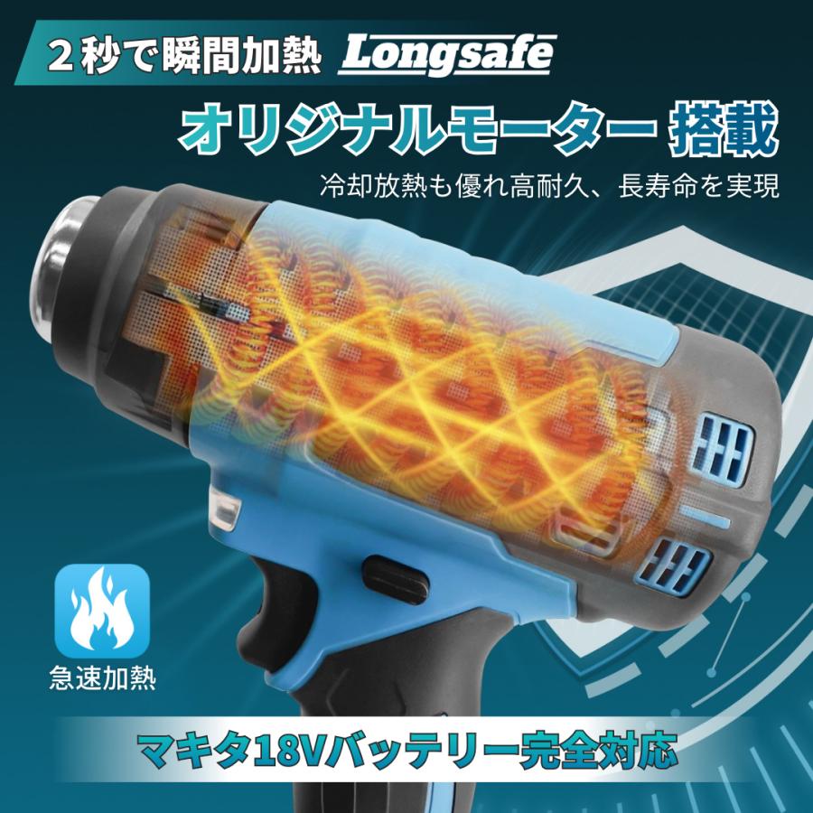 �ޥ��� �ҡ��ȥ��� 18V �ߴ� ���ż� �����ɥ쥹 ���� ��®�ò� Ǯ���� ������åԥ� ��٥������� ��Υ��� ���� ���� ���� ��ư Longsafe ��HEA02/01�ġ�