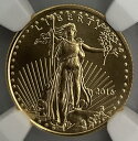 2016年 アメリカ イーグル 金貨 5ドル 1/10oz リバティ NGC社鑑定 MS70 30周年記念硬貨
