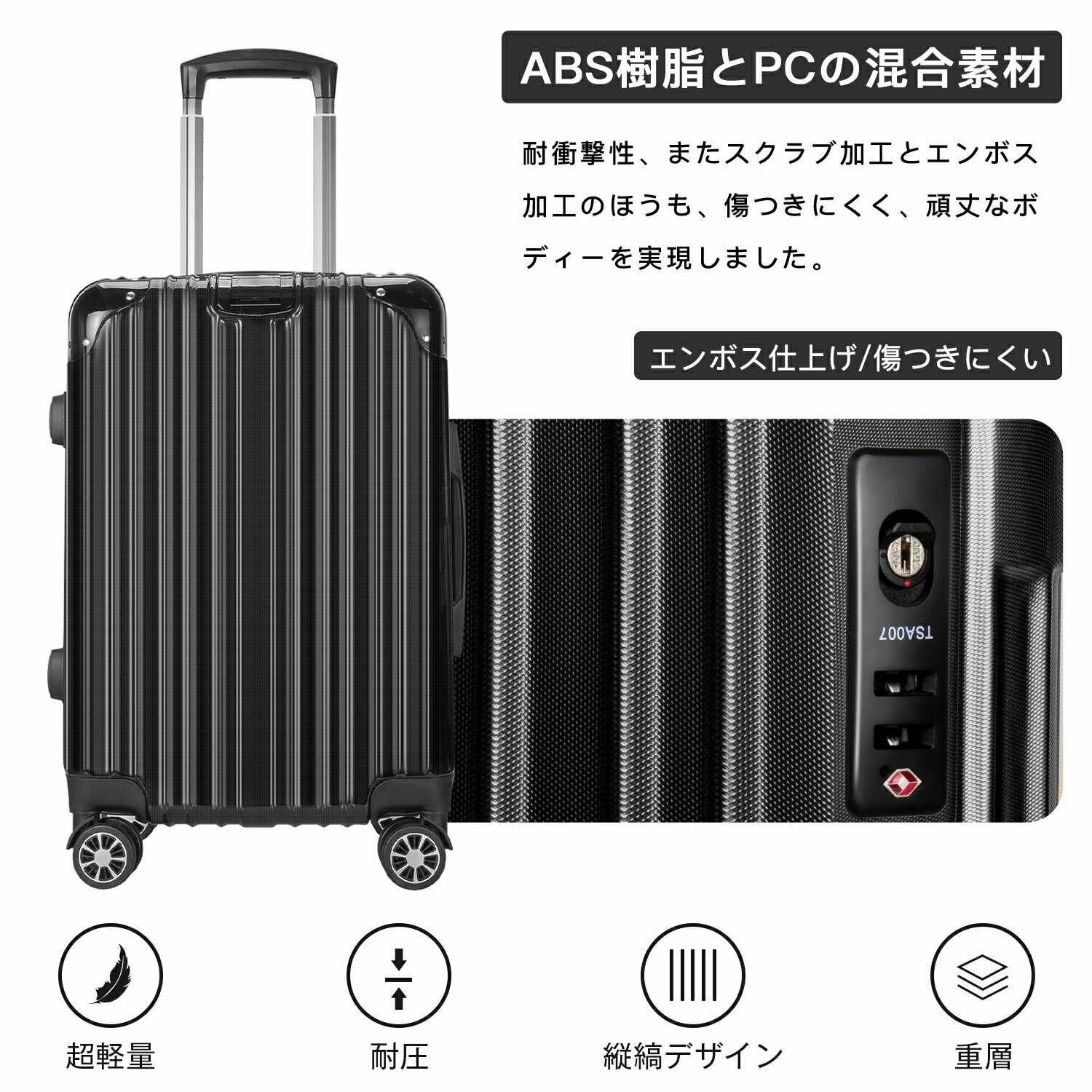 スーツケース 永久保証 キャリーバッグ キャリーケース 機内持ち込み 静音 ダブルキャスター 360度回転 TSAローク搭載 ファスナー式 ビジネス 出張 VARNIC S, 40.5L 【ご予約品】 スーツケース 永久保証 キャリーバッグ キャリーケース 機内持ち込み 静音 ダブルキャスター 360度回転 TSAローク搭載 ファスナー式 ビジネス 出張 VARNIC S, 40.5L 【ご予約品】