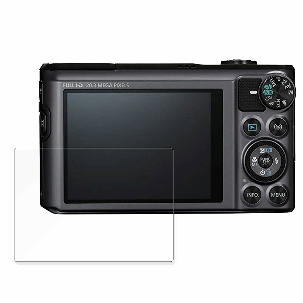 保護フィルム Canon PowerShot SX620HS/SX610HS/SX720HS/SX710HS/SX700HS 向けの ブルーライトカット フィルム 強化ガラスと同等の高硬度 【9H高硬度 光沢仕様】 日本製