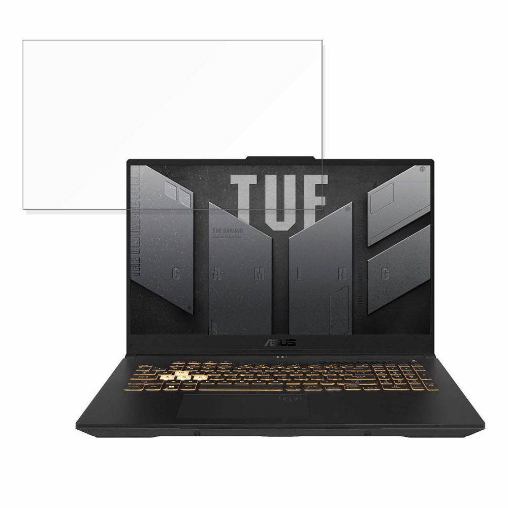 ASUS TUF Gaming F17 FX707ZM 17.3インチ 16:9 対応 ブルーライトカット フィルム 液晶保護フィルム 【反射低減】