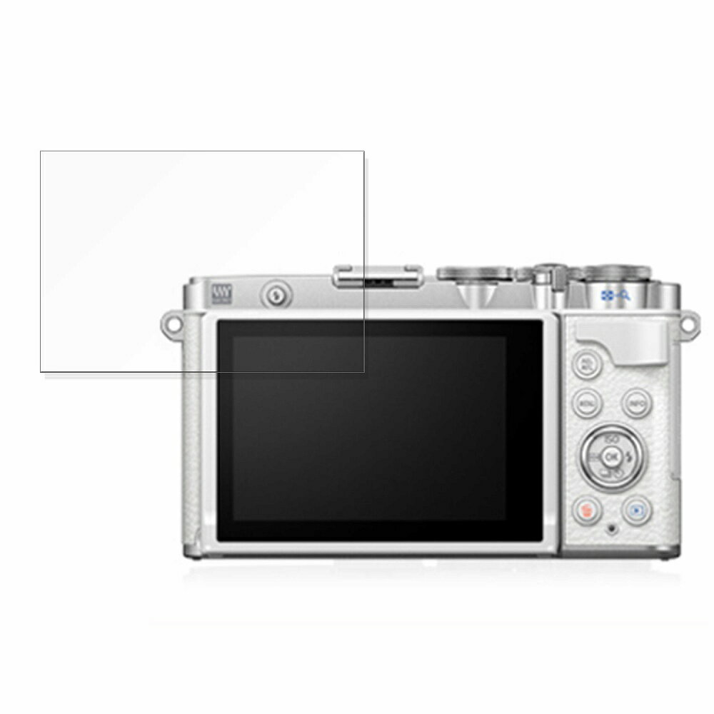 保護フィルム OLYMPUS PEN E-P7 向けの ブルーライトカット フィルム 強化ガラスと同等の高硬度 【9H高硬度 反射低減】 日本製 対応機種：OLYMPUS PEN E-P7 3インチ ●特徴 ◎画面保護 表面硬度はガラスフィルムと同等の9Hですが、しなやかな柔軟性がある「超ハードコートPETフィルム」なので衝撃を受けても割れません。 ◎アンチグレア 本製品には、アンチグレア加工が施されているので、蛍光灯や日光等による反射が効果的に抑えられ、画面が見やすくなります。 ◎ブルーライトカット ブルーライトをあび過ぎると、眼精疲労を誘発し、体内リズムの乱れを引き起こす場合があると言われています。 本製品ではブルーライトを48％カットします。 また、紫外線は99%カットします。 ◎指紋防止 指紋や汚れを防ぎ、画面をしっかり保護します。 ホコリが付着しにくい帯電防止仕様です。 ◎貼り付け簡単 フィルムは、接着面に気泡が入りにくい特殊な自己吸着タイプとなっています。 素材に柔軟性があるので、貼り付け作業も簡単にできます。 ◎抗菌性 抗菌加工により、フィルム表面での雑菌の繁殖を抑えることができます。 清潔な画面を保ちたい方におすすめです。 ◆注意事項 色あいなど画像と若干の違いがある場合があります。予めご了承ください。 ◆品質保証 商品到着時、ご注文と異なる商品が届いた場合や、初期不良などがある場合、1か月以内にメールにてご連絡ください。 商品のお取り換え、もしくはご返金をさせていただきます。