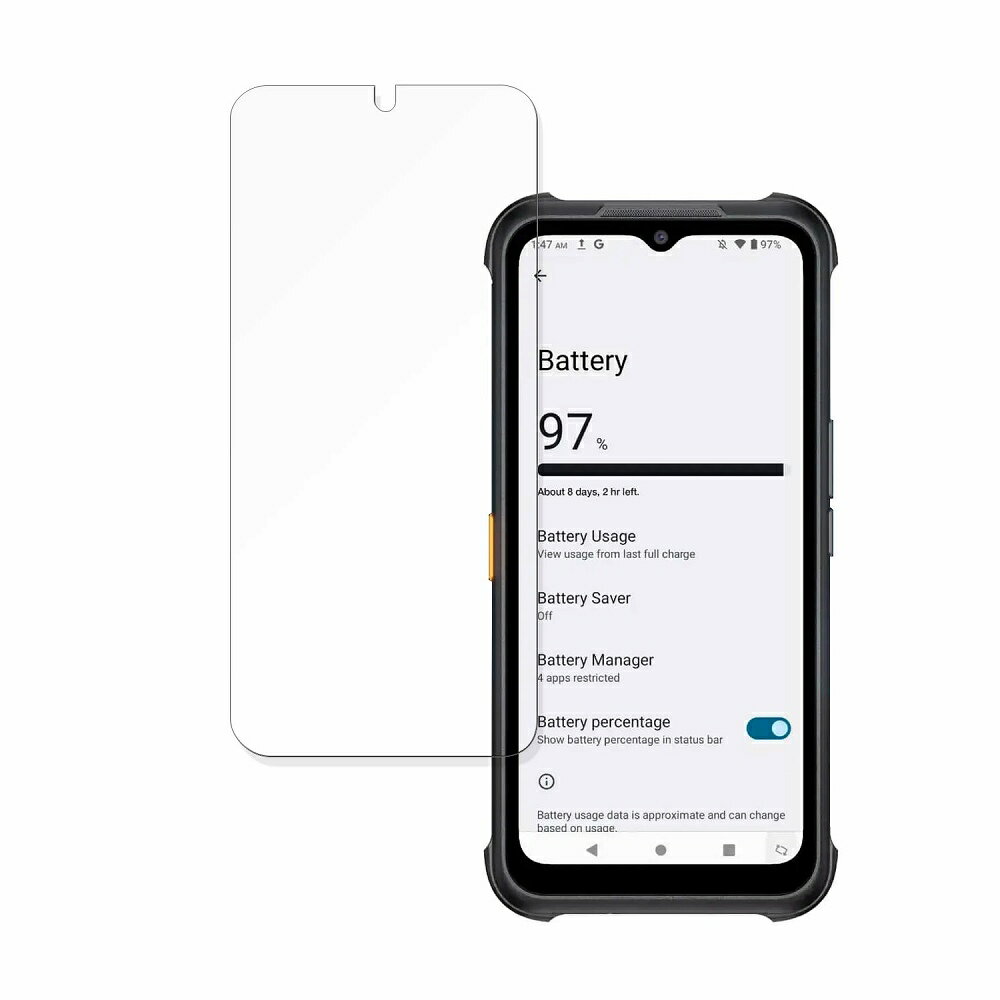 Rakuten - AGM Mobile AGM H5 Pro 向けの 保護フィルム 【曲面対応 光沢仕様】 ブルーライトカットフィルム キズ修復 日本製