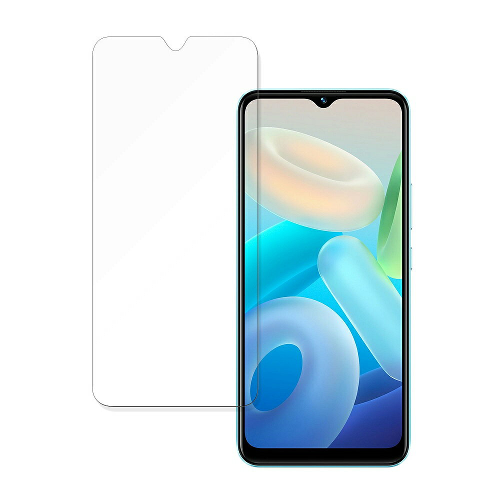 Rakuten - vivo Y02s 向けの 保護フィルム 【曲面対応 光沢仕様】 ブルーライトカットフィルム キズ修復 日本製