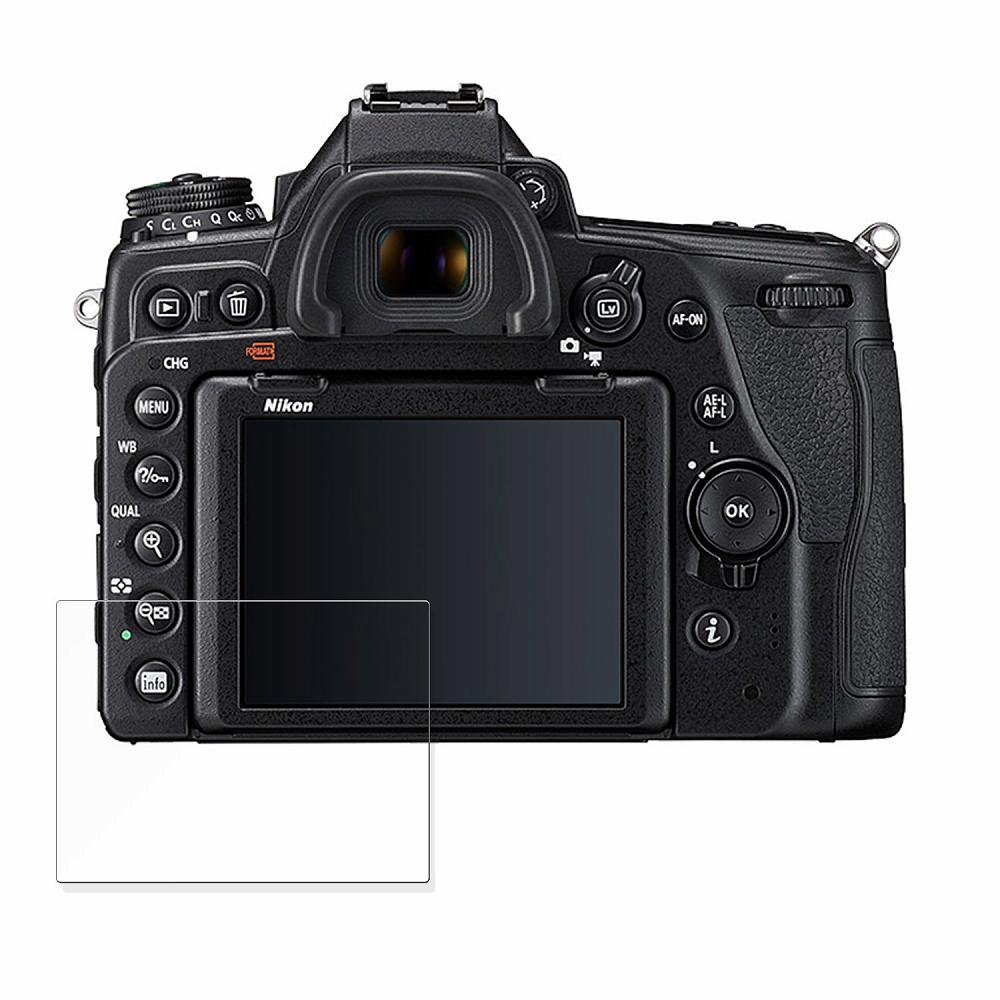 保護フィルム Nikon D780 向けの ブルーライトカット フィルム 強化ガラスと同等の高硬度 【9H高硬度 光沢仕様】 日本製