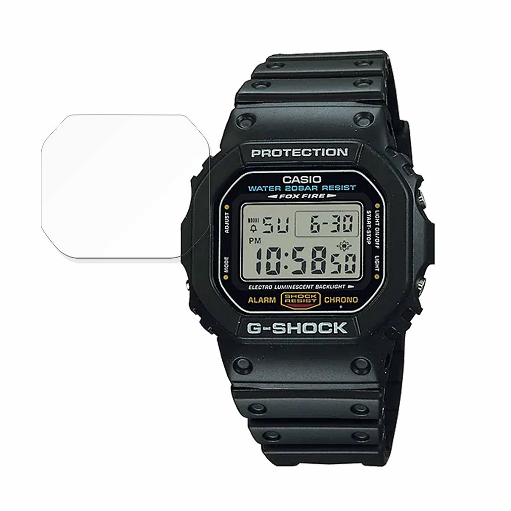 保護フィルム CASIO G-SHOCK GW-5600 向けの 液晶保護 フィルム 【高透過率】 日本製