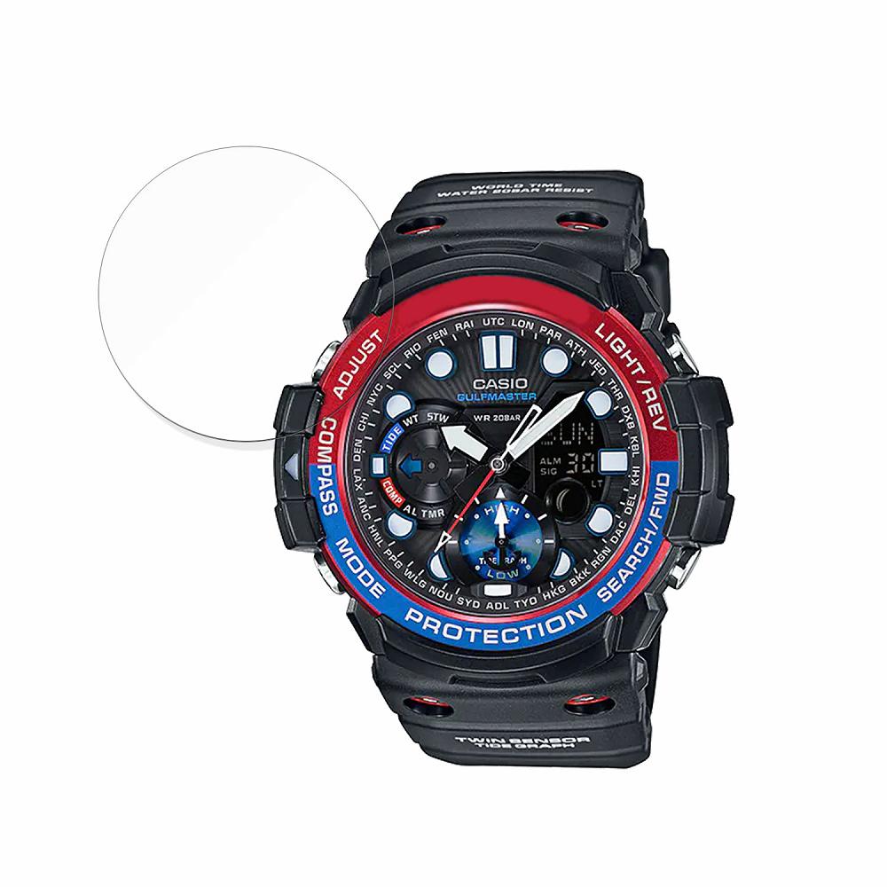 保護フィルム CASIO G-SHOCK GN-1000 向けの フィルム 強化ガラスと同等の高硬度【9H高硬度 反射低減】 日本製