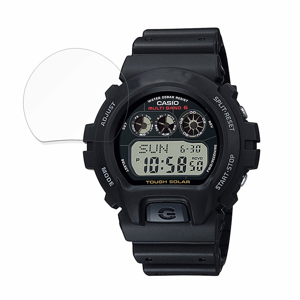 ݸե CASIO G-SHOCK GW-6900  ֥롼饤ȥå ե 饹Ʊι 9H ...