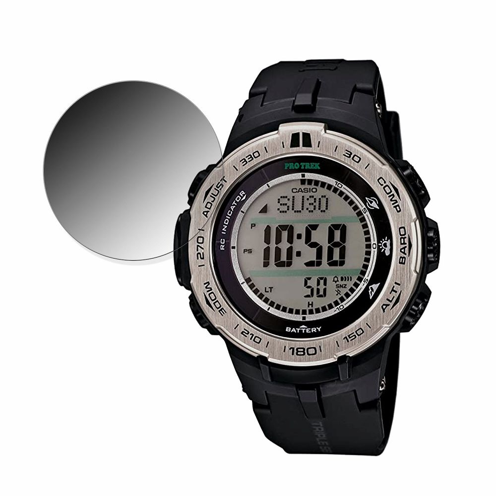 360度 覗き見防止フィルムCASIO PRO TREK PRW-3100 向けの ブルーライトカット フィルム 日本製