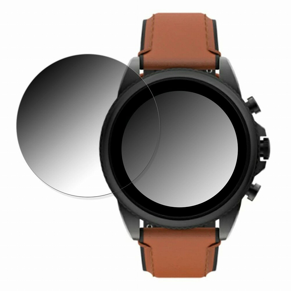 【ポイント2倍】 360度 覗き見防止フィルムFOSSIL FTW4062 向けの ブルーライトカット フィルム 日本製