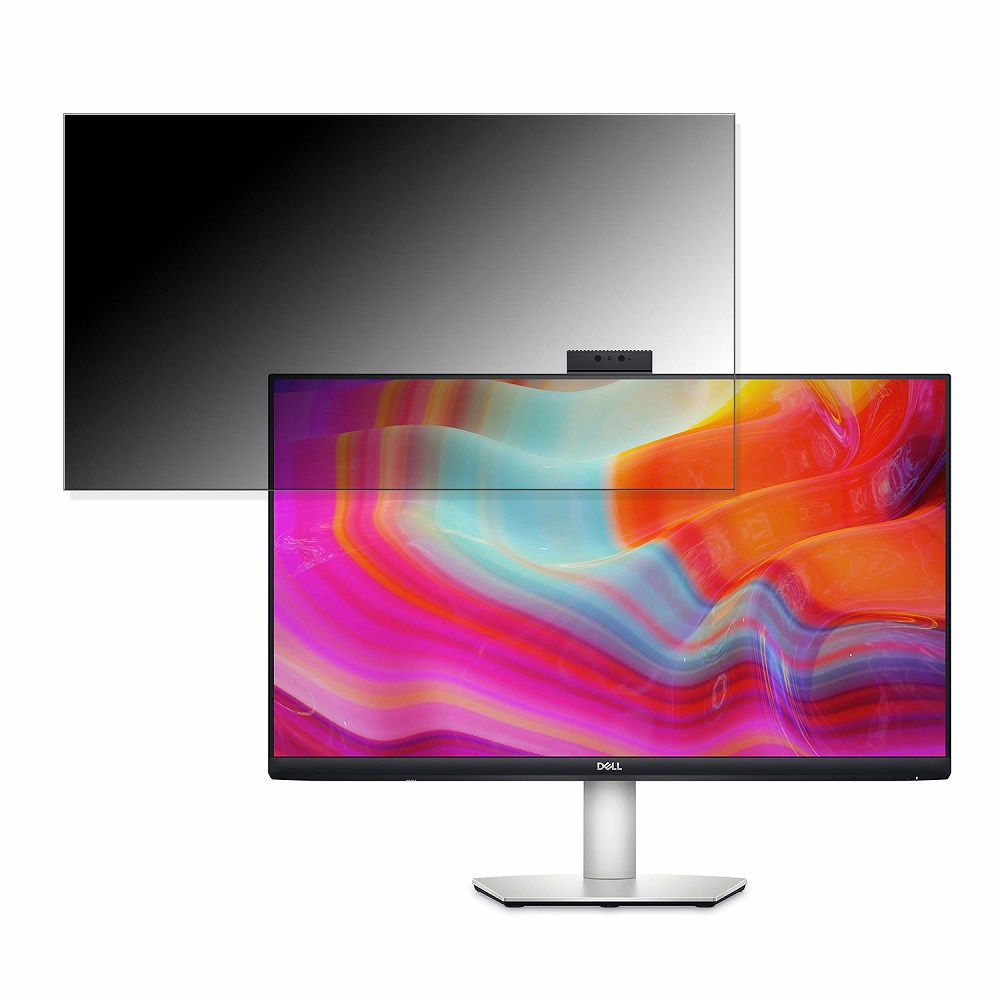 DELL S2722DZ 向けの 27インチ 16:9 覗き見防止 プライバシーフィルター ブルーライトカット 保護フィルム 反射防止 タブ・粘着シール式