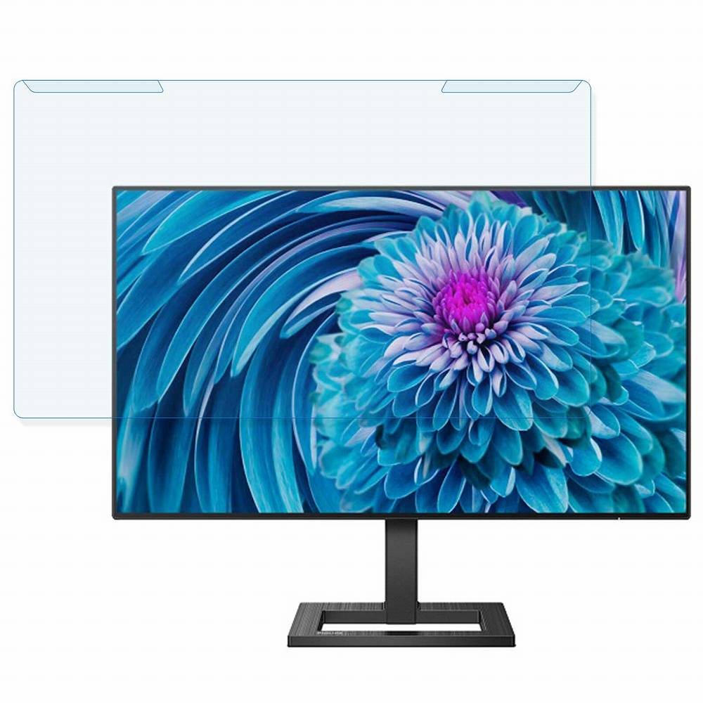 【取り外し簡単】 PHILIPS 272E2FE/11 27インチ 16:9 向けの ブルーライトカット フィルター 【反射低減】 液晶保護 プロテクター ●対応機種：PHILIPS 272E2FE/11 27インチ 16:9 (フィルターサイズ：612mm x 356mm ※ 27インチ 液晶モニター テレビモニター ゲームモニターに各種対応(24インチのものでも、はみ出し部分が気にならなければご利用が可能です。)) ※パッケージは汎用のものを使用しております。あらかじめご了承ください。 ※その他のモデルをお求めの場合はこちらをクリックして該当の商品ページをご覧ください。 ※フィルターの両面に保護シートが貼られている場合は、剥がしてからお使いください。 ※フィルターを掛ける箇所の曲がり部分に皺のようなものが見える場合がございますが、使用上の問題はないのでご安心ください。 ●特徴 ◎ブルーライトカット 目に有害といわれるブルーライトのカット率を50％、紫外線を99.9%カットします。 目の負担を軽減するため、長時間の作業に最適です。 ◎アンチグレア アンチグレア加工によって、反射や光の映り込みを軽減し、画面を見やすくします。 ◎取り付け・取り外しが簡単 モニターに本フィルターを引っ掛けるだけなので、誰でも簡単に取り付けられます。 大切な液晶画面を、衝撃から守る丈夫なアクリル製の保護パネルです。 モニターを買い替えた場合でも対応サイズであれば、引き続きご利用頂けます。 貼り付け型のフィルムとは異なり、必要な時にだけ、お使いになれます。 ◎高硬度 お子さんがモニターを手で触ったり、落書きをしたり、物をぶつけたり、あるいはペットがモニターに傷を付けたりするのがご心配ではないですか？ 本フィルターは厚さ2mmで10Hの表面硬度を備えているので、傷(スクラッチ)や、衝撃から画面をしっかり守ります。 モニターを使わない時は、フィルムを保護する目的でお使いいただけます。 ◆注意事項 商品の性質上、画面は若干暗くなります。 画面とベゼルの高低差により画面がややぼやけて見える場合がございますので、あらかじめご了承ください。 ◆品質保証 商品到着時、ご注文と異なる商品が届いた場合や、初期不良などがある場合、1か月以内にメールにてご連絡ください。 商品のお取り換え、もしくはご返金をさせていただきます。