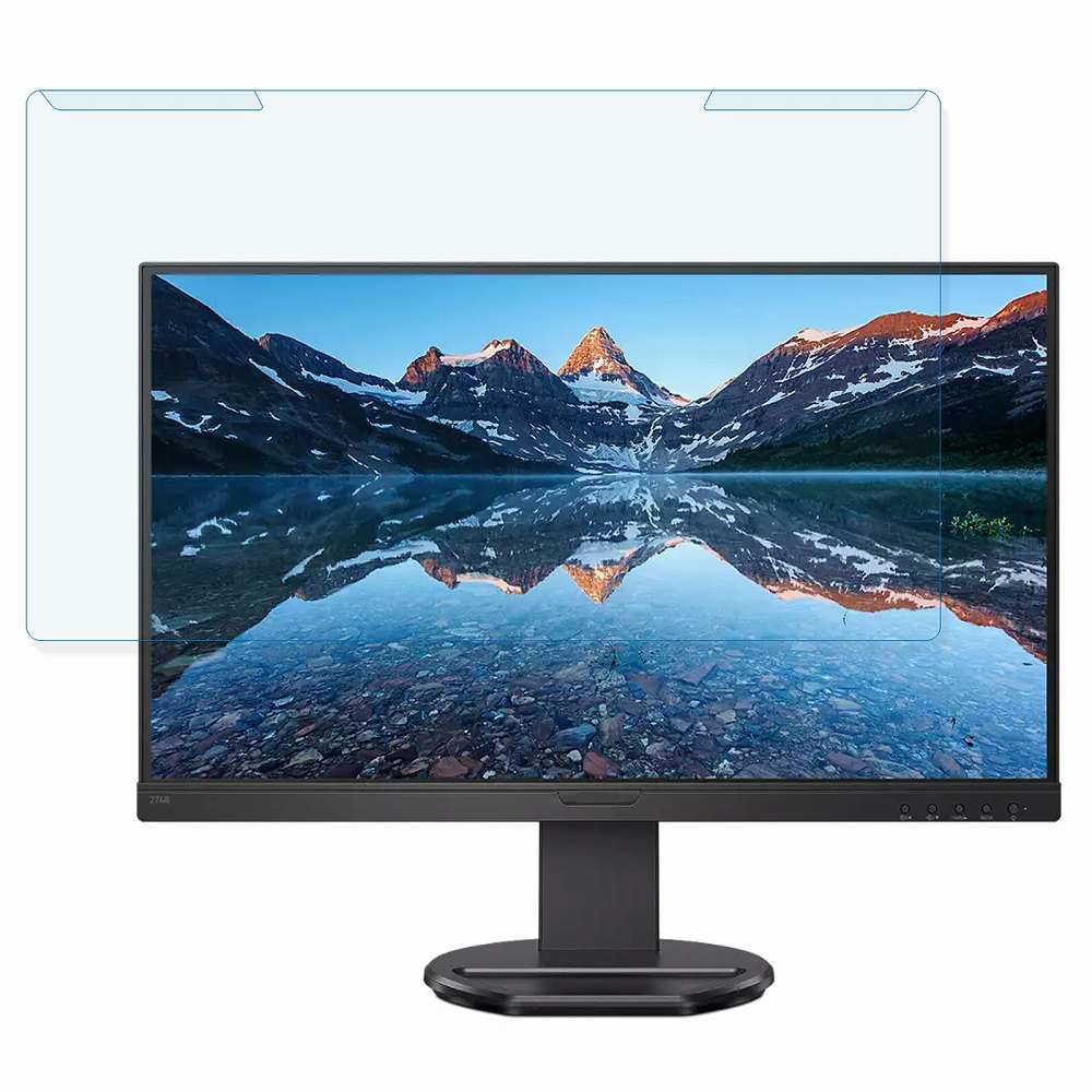 【取り外し簡単】 PHILIPS 276B9/11 27インチ 16:9 向けの ブルーライトカット フィルター 【光沢仕様】 液晶保護 プロテクター